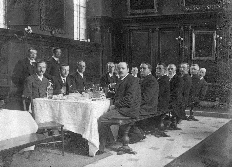 Benchara Branford at meeting of Schools Inspectors, St John’s College, Oxford, 1905.